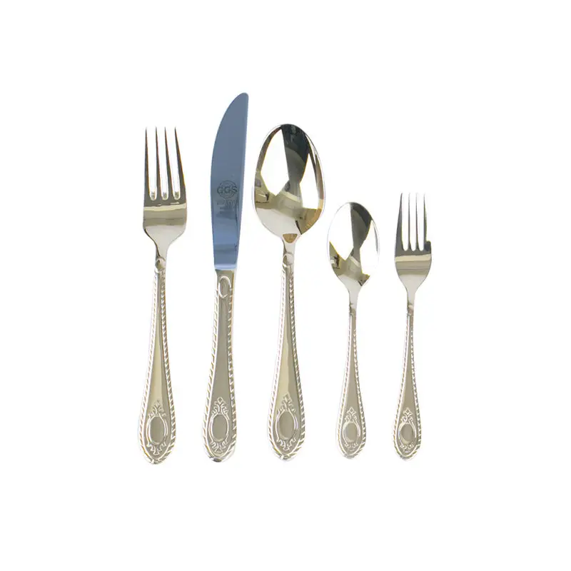 72 PCS FLATWARE DESIGN NADINE FULL GOLD - FLAT WARE