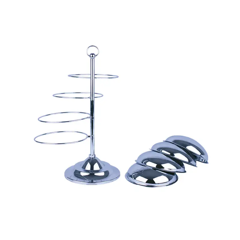 CHROME PLATED 4 -TIER NUT BOWL SET - LUXURY