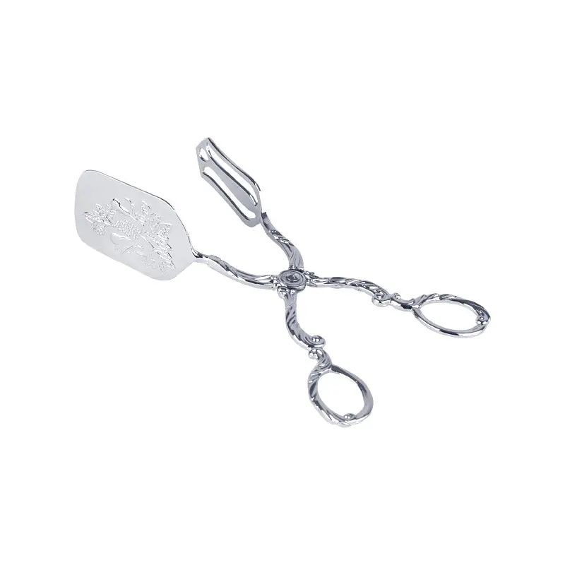CHROME PLATED CAKE TONG - SERVER