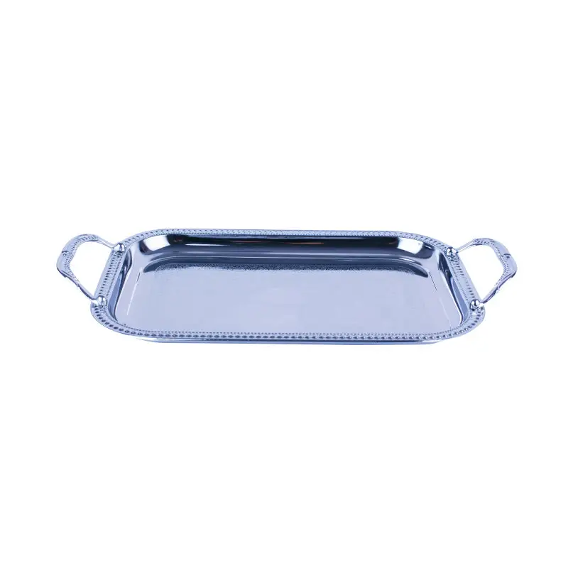 CHROME PLATED IRON RECTANGULAR TRAY - TRAY