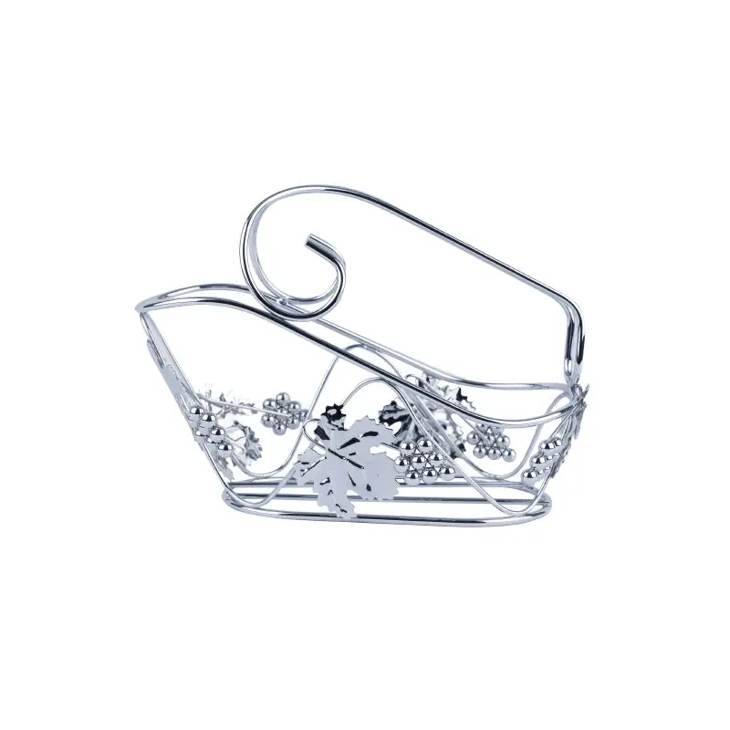 CHROME PLATED WINE BOTTLE HOLDER. - LUXURY