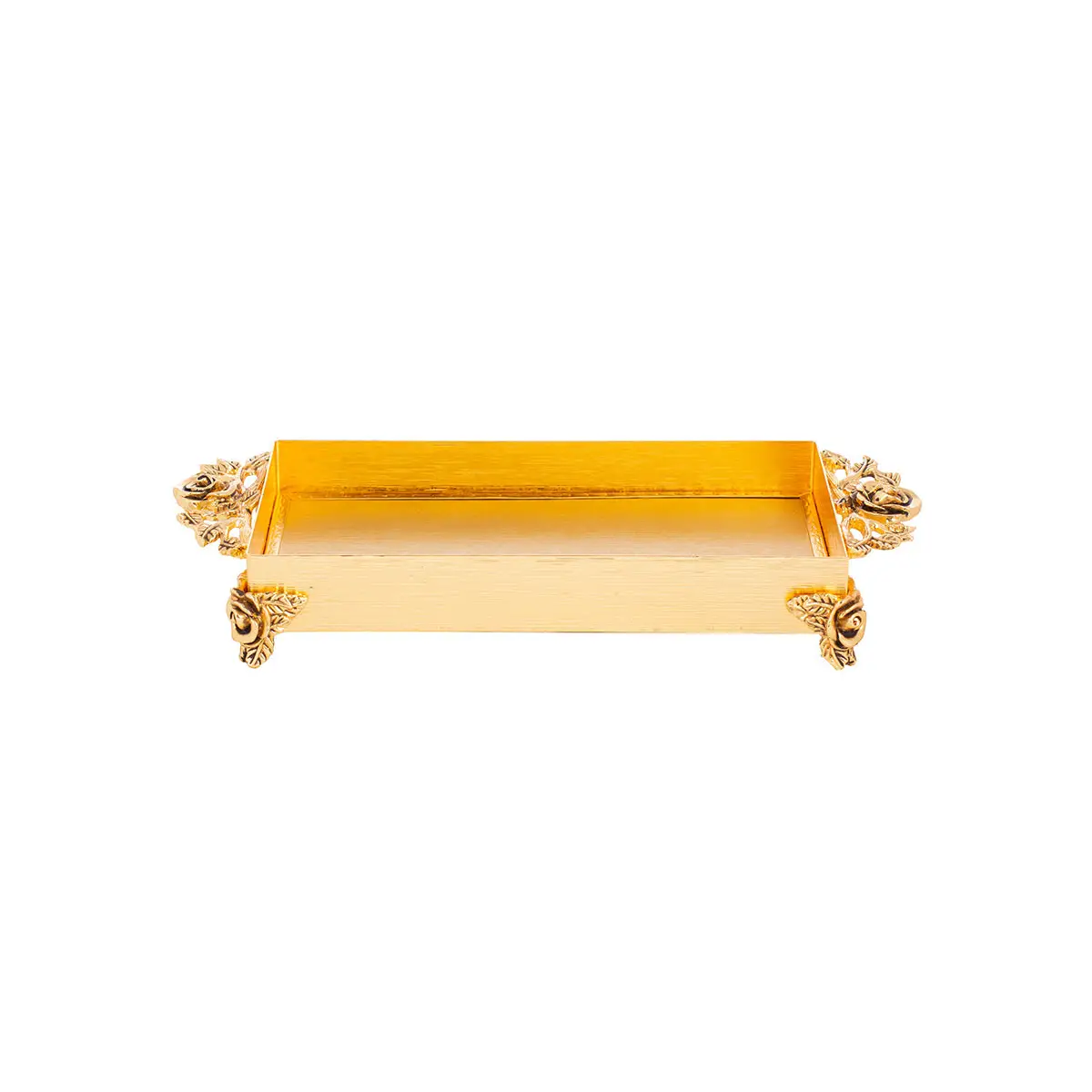 GOLD PLATED 2 PCS CONDIMENT SET - ROSE COLLECTION
