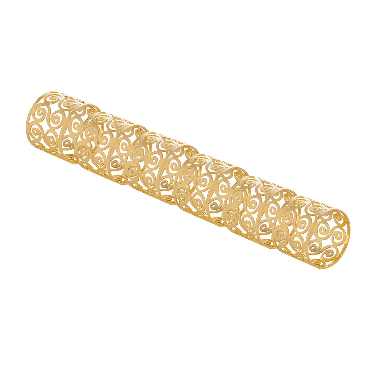 GOLD PLATED 6 PCS NAPKIN RING - LUXURY