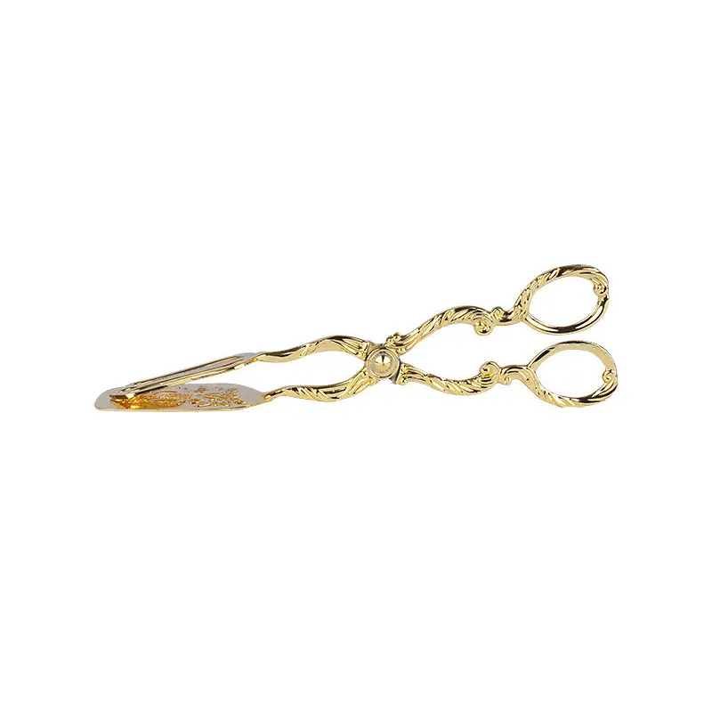 GOLD PLATED CAKE TONG - SERVER