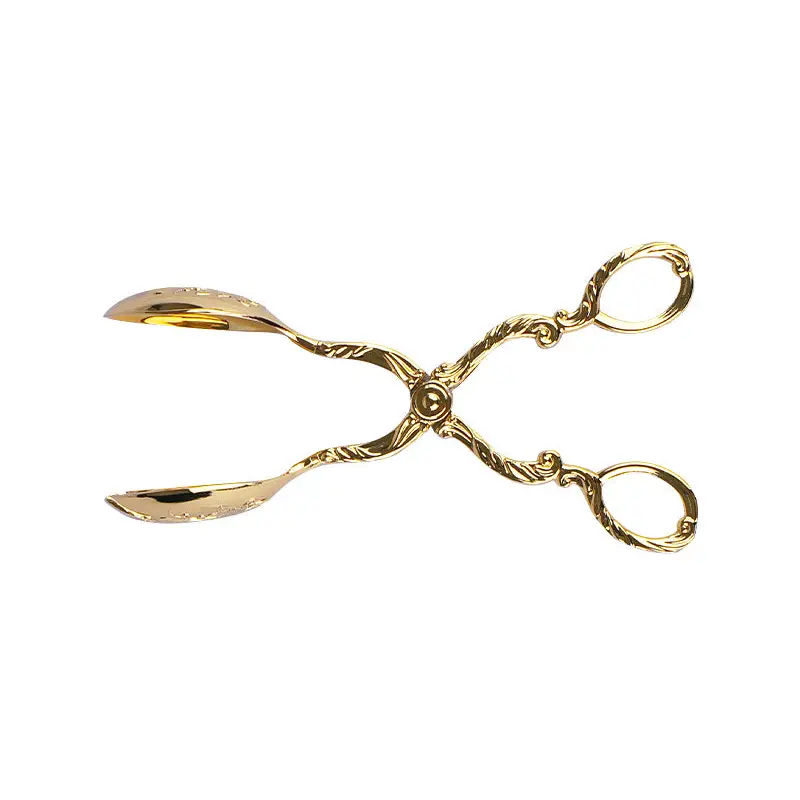 GOLD PLATED SALAD TONG - SERVER
