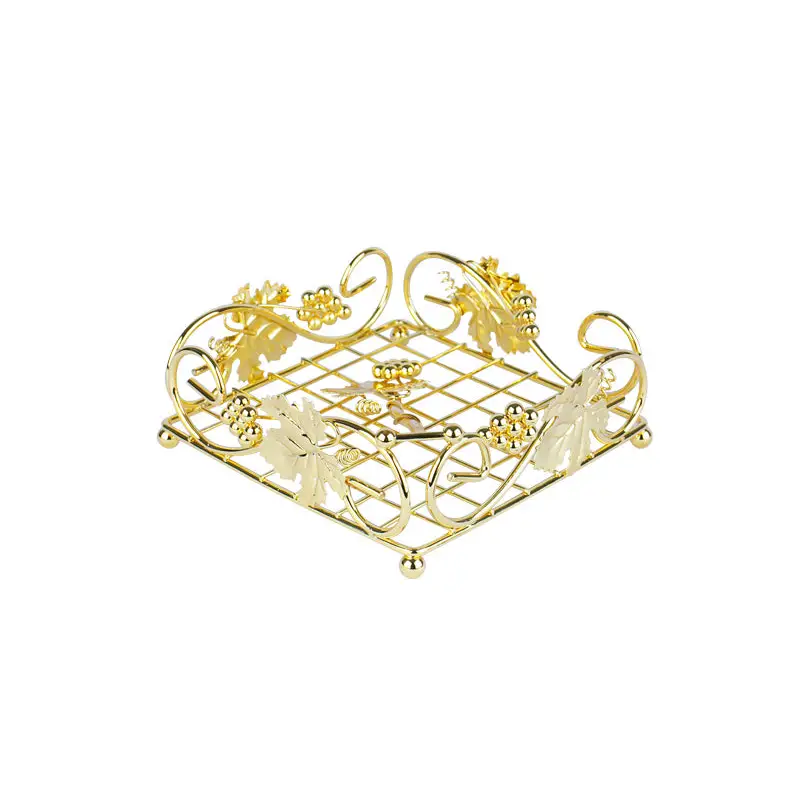 GOLD PLATED WIRE NAPKIN HOLDER - LUXURY