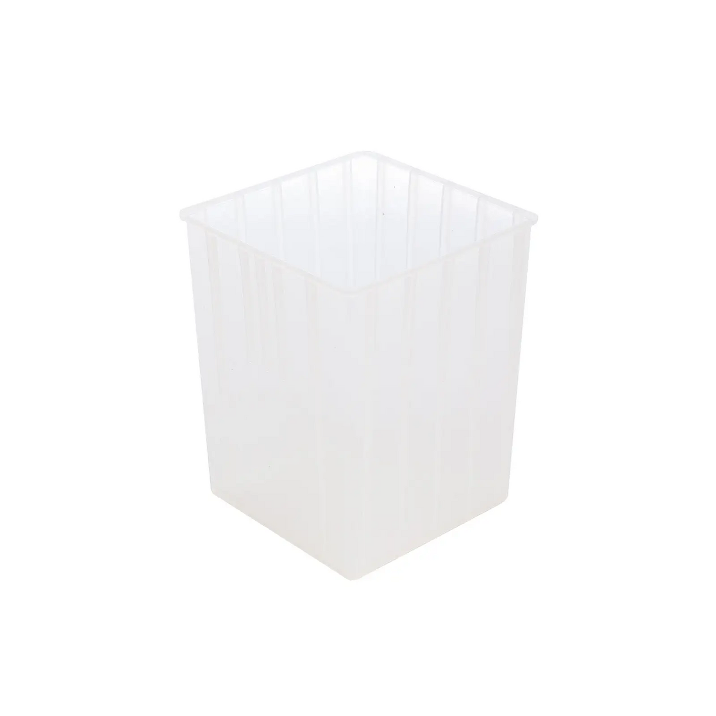 SILVER PLATED DESK WASTE BIN - ROSE COLLECTION