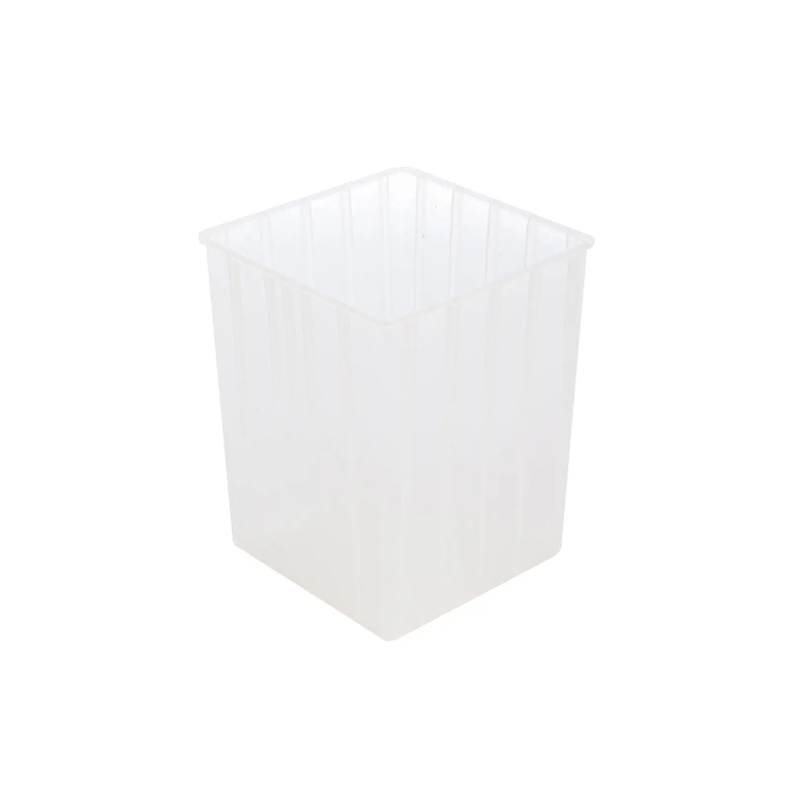 SILVER PLATED DESK WASTE BIN - ROSE COLLECTION