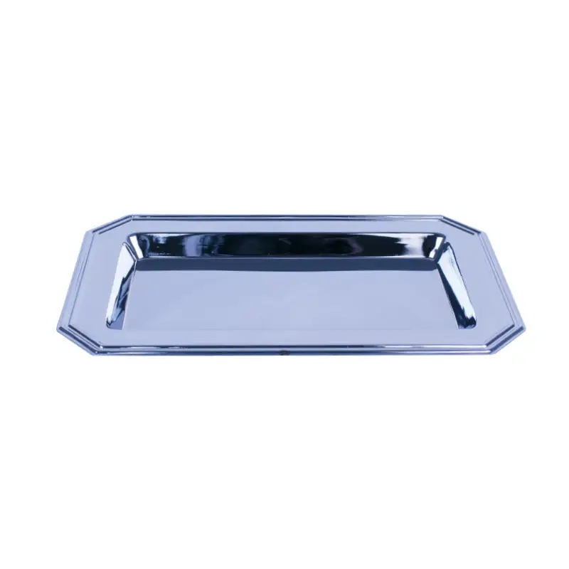 CHROME PLATED IRON RECT TRAY - TRAY