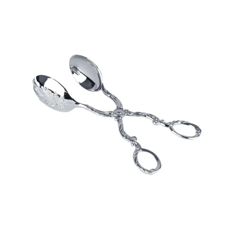 CHROME PLATED SALAD TONG - SERVER